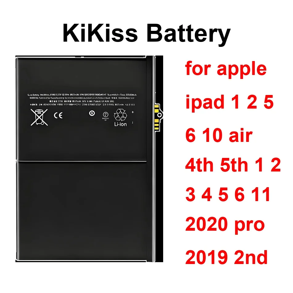

7340-8827Mah PAD5 Pro10.9 AIR4 PAD6 для Apple Ipad 1 2 5 6 10 Air 4TH 5TH 3 4 11 2020 Pro 2019 2ND Аккумулятор для планшета