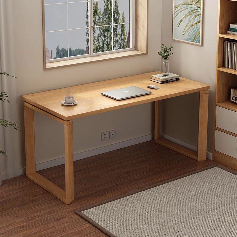 

Игровые столы из цельного дерева, компьютерные столы, минималистичный простой домашний длинный стол для спальни, офисные столы, рабочая мебель Escritorio