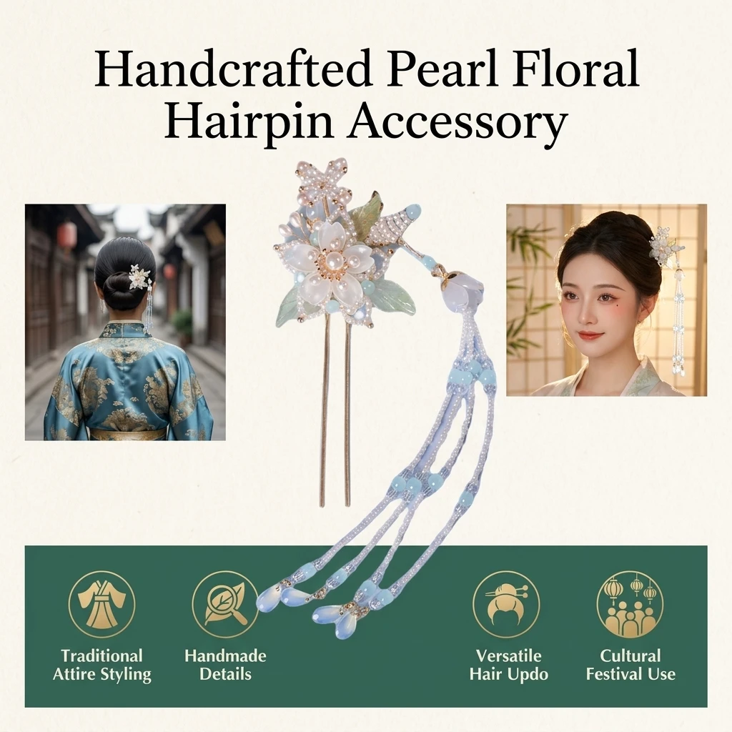 Szpilki do włosów Hanfu, ręczn – Women Accessories For Hand recenzja i cena