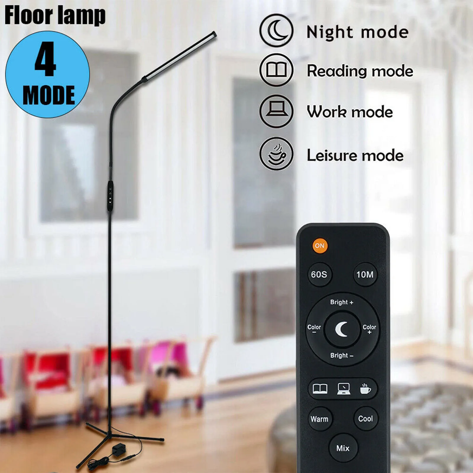 

Floor Lamp LED Floor Lamp Bedside Floor Lamps Multi-functional Corner Standing Lamp