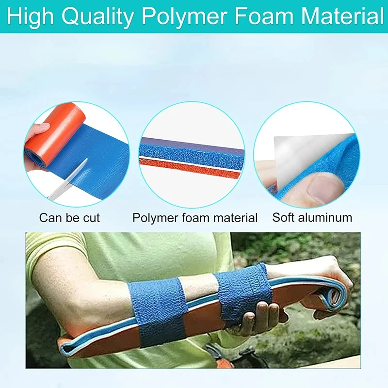 Medical Roll Splint First Aid Polymer Fracture Immobilization SAM Medical Survival Emergency Kit for Immobilizing Bones Outdoor