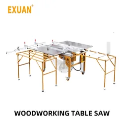 Folding woodworking saw table workbench multi-function precision saw dust-free mother saw all-in-one machine woodworking machine