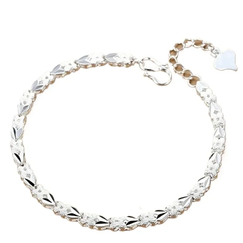 

Подвески, браслеты из стерлингового серебра 925 пробы для женщин, роскошные дизайнерские регулируемые браслеты-цепочки в форме сердца, вечерние ювелирные изделия, подарки