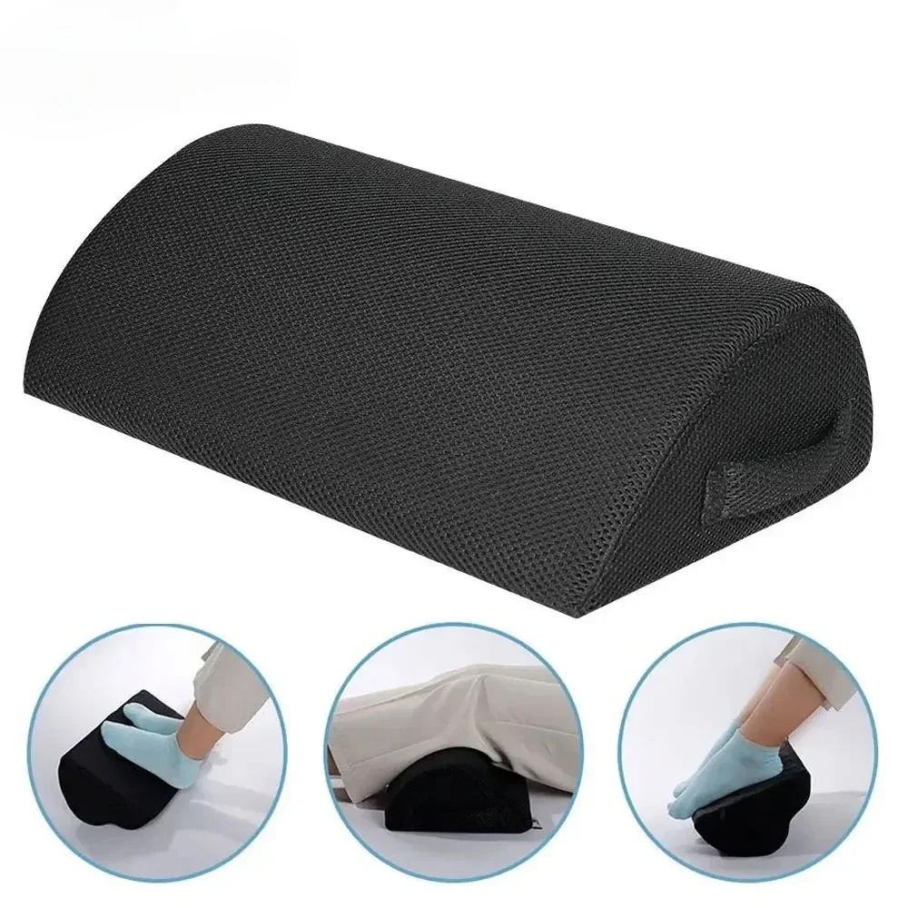 

Footrest for Under Desk at Work, Office Desk Accessories with Memory Foam and Washable Removable Cover Foot Stool for Office,