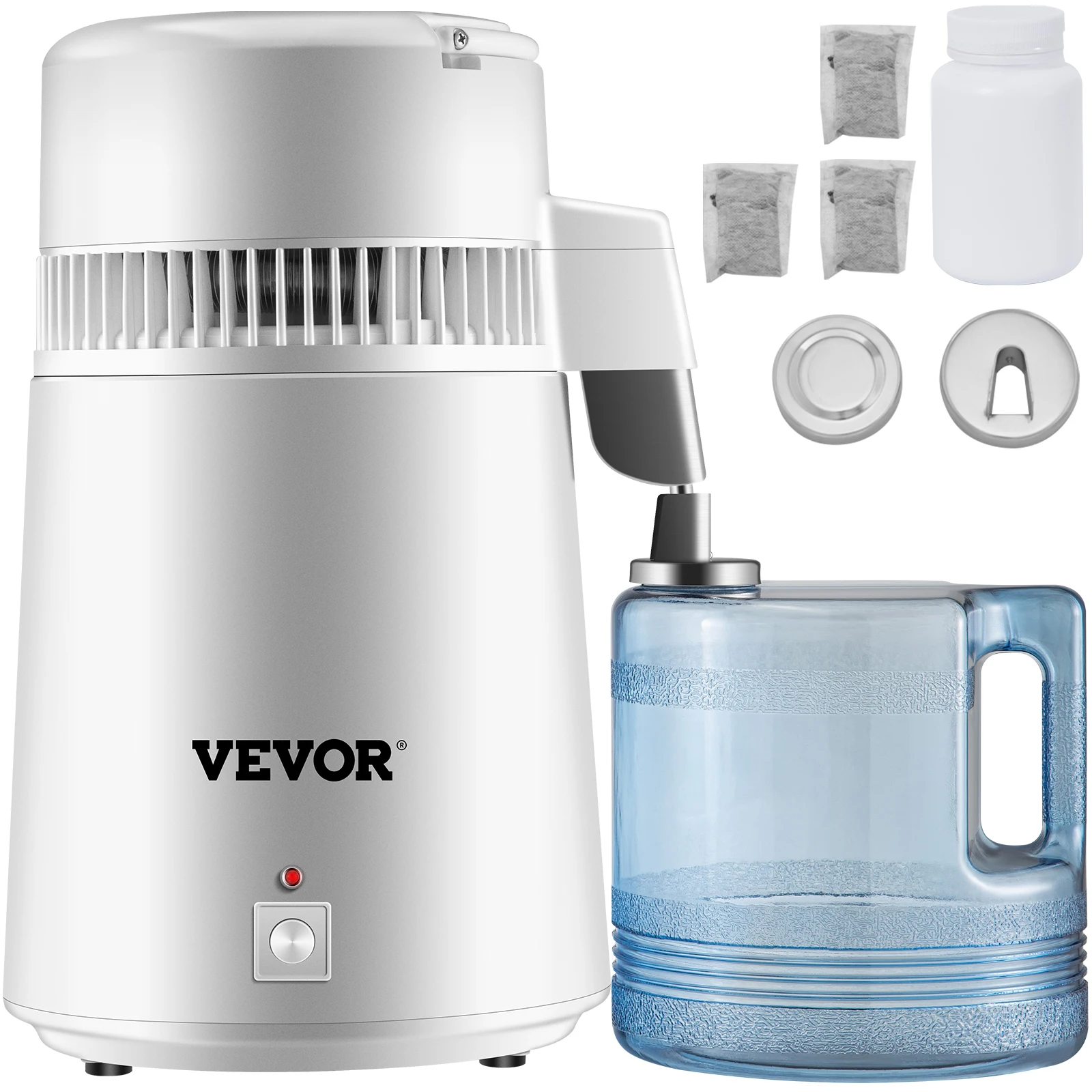 SucceBuy 4L Stainless Steel Water Distiller Purifier