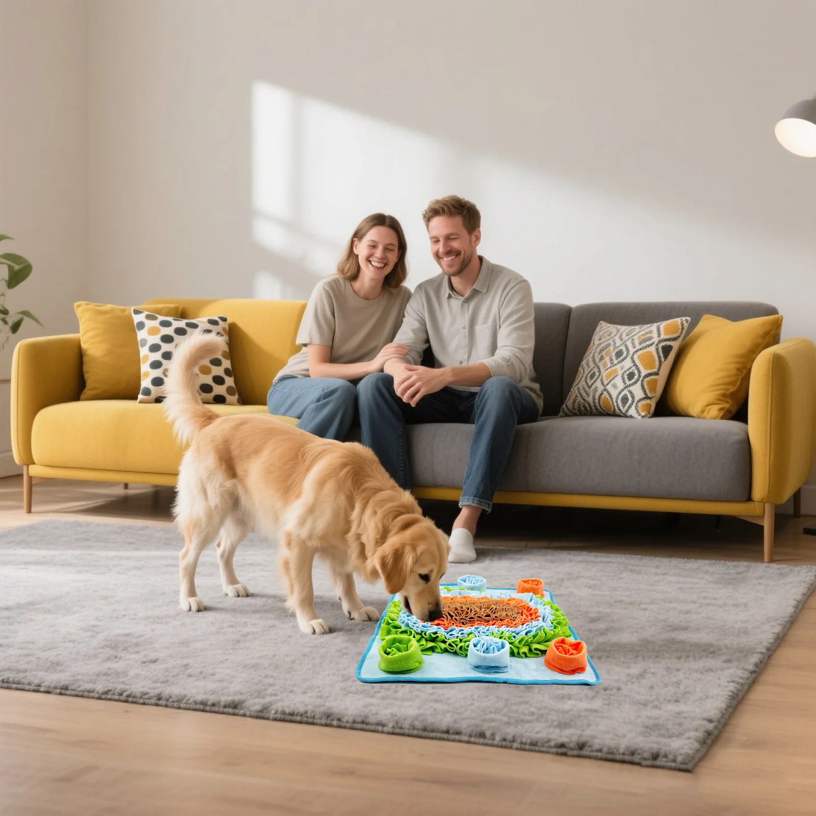 ペット犬用スナッフルマット、スローフィーダー、採餌用おもちゃ - Snuffle Mat For Dogs Foraging Mental のレビューと価格