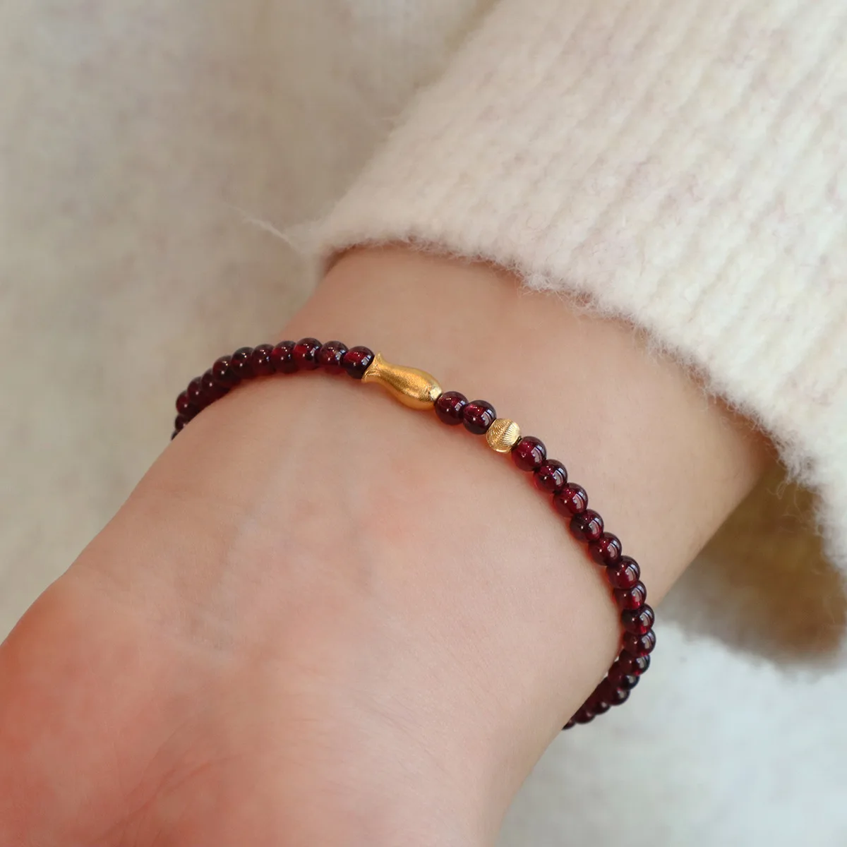 سوار من العقيق الأصلي مقاس 3 مم مع اليشم المائي والعقيق، أساور مطرزة بالذهب قابلة للتكديس للنساء، هدية كريستال شفاء 1420