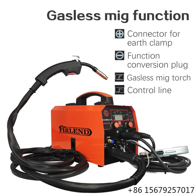 4 in 1 Welder Intelligent MIG/MMA-270 Multifunction 110V/220V Mig IGBT Welding Machine