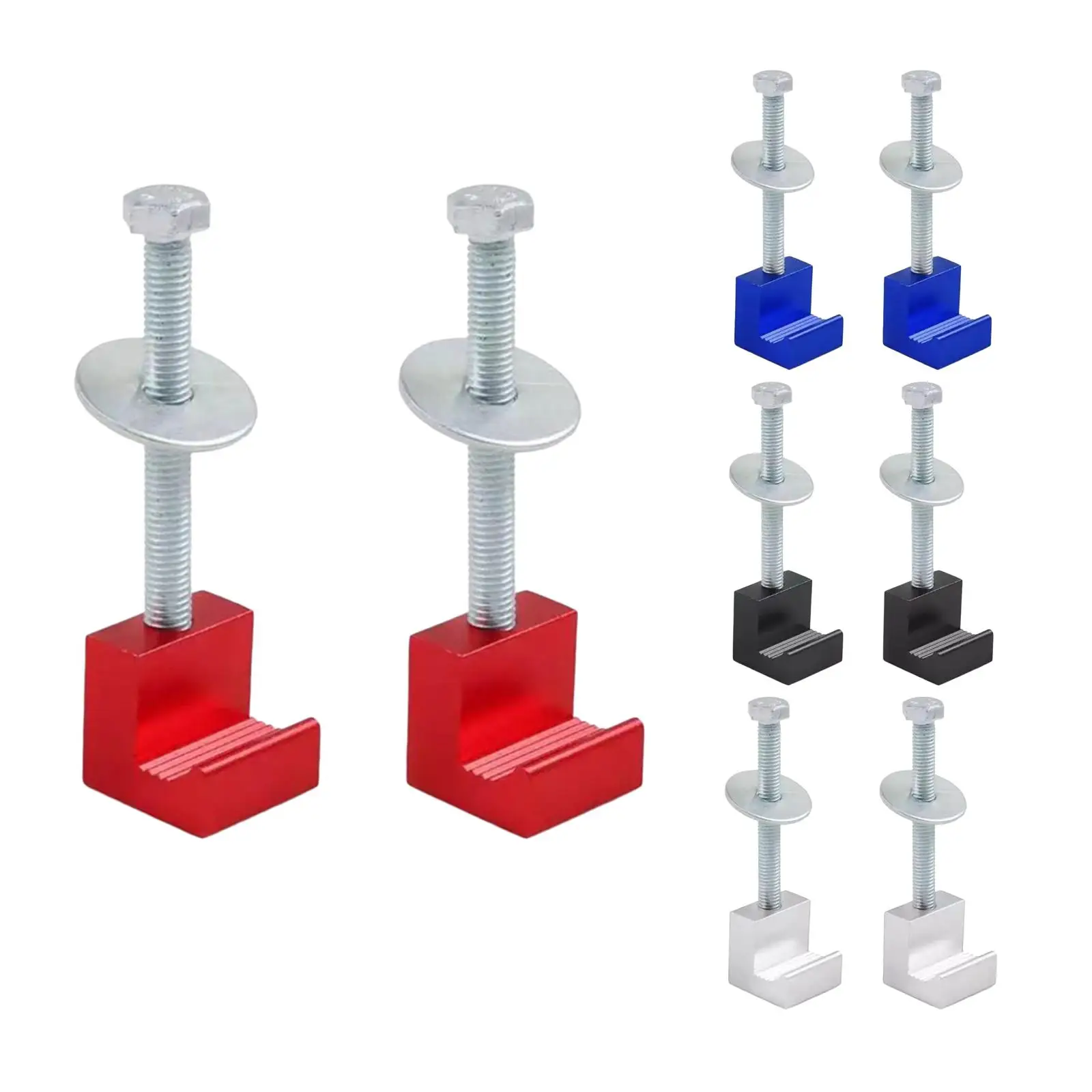 

4 Pieces J Hook Multipurpose Heavy Duty Stainless Practical Aluminum Easy Mount