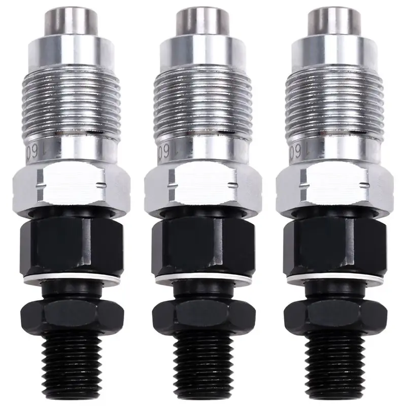 Dependable-3PCS Fuel Injectors 16082-53001 16082-53900 16082-53903 For Kubota D1403 D1503 D1703 V1803 V2203 16082-53000 19077-53