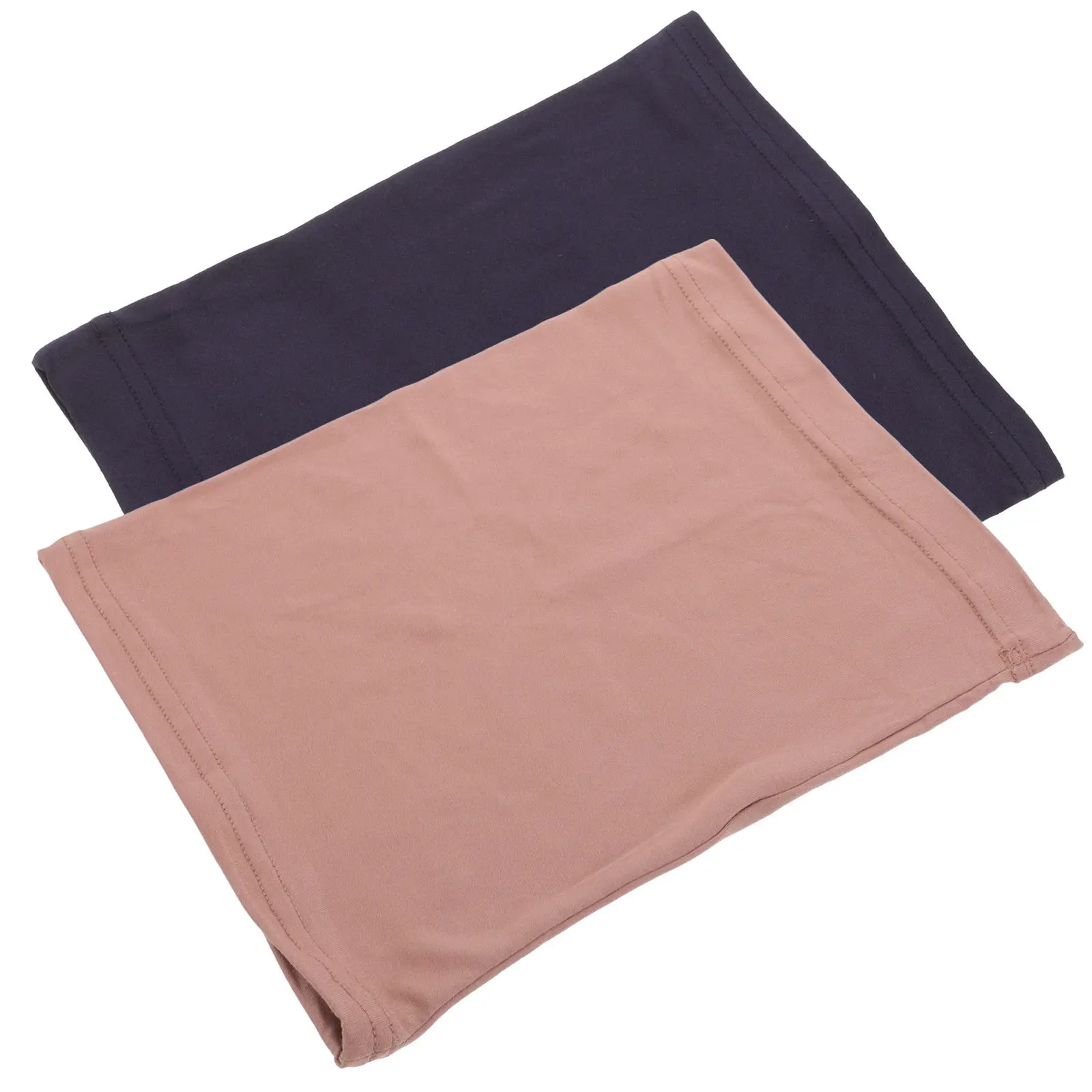 

Комплект из 2 шапок-подшарфов из премиального дышащего хлопка для женщин, в арабском стиле (Малайзия), высокоэластичные, многоразовые, для весны