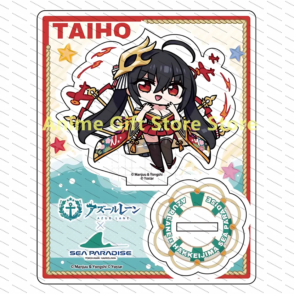 Hot Anime Cute Azur Lane A2 Island Paradise Acrylic Standing Plate Model 10cm Tabletop Decoration Fan Gifts