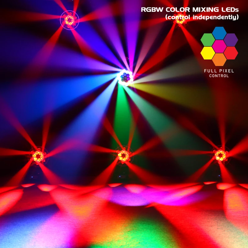 19x40 واط عيون النحل الكبيرة وشريط LED ضوء متحرك للرأس عرض مسرحي dmx512 ضوء النادي الليلي حفل زفاف نادي بار عرض الحدث