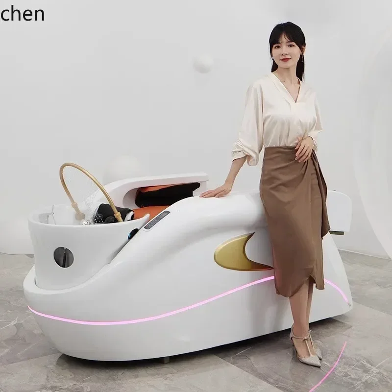 E21 intelligent massage shampoo bed head treatment fumigation water circulation automatic massage flushing bed