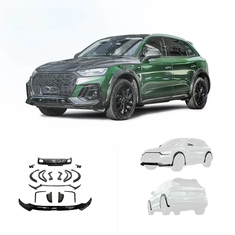 For Audi Audi Q5 Q5L Upgrade Carbon Fiber Body Kit Car Bumpers Front Lip Rear Diffuser Wheel Arch Splitter Exhaust Tip 2021-2024