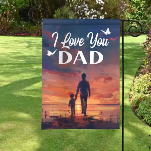 Happy Father's Day Garden Flag, Father Garden Flag, Father's Day Flag, Father's