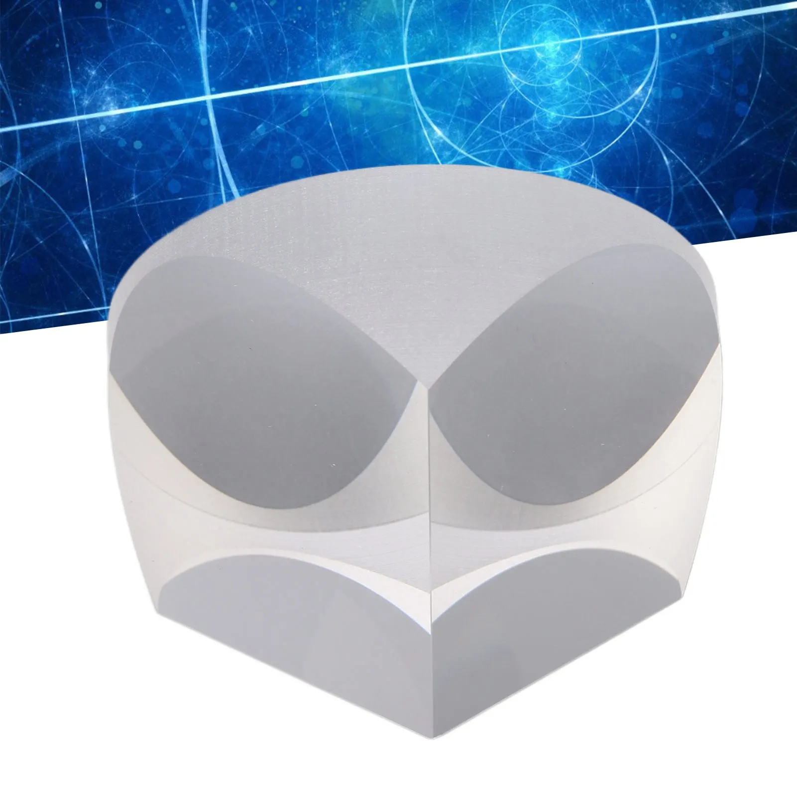 Corner Cube Prism 64mm Optical Glass Total Station Corner Cube Prism Accessory for Replacement Total Station Corner Cube Prism