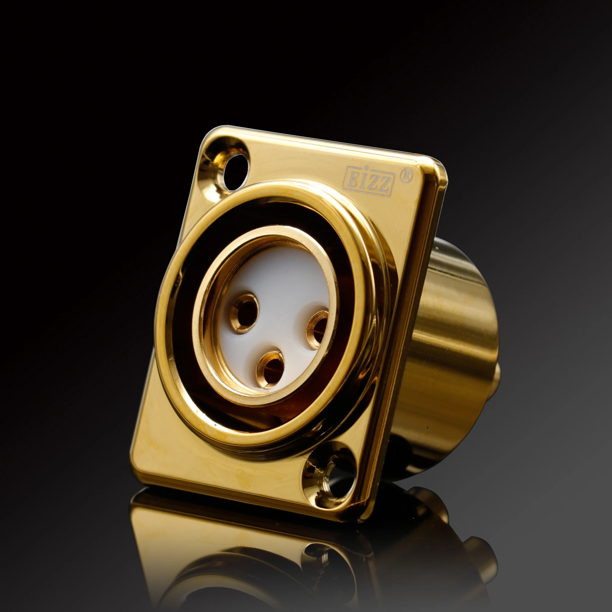 EIZZ High End 3-PIN Male Female XLR Connector Audio MIC AMP CANNON Balance Jack Plug Headphone Adapter HIFI Audiophile
