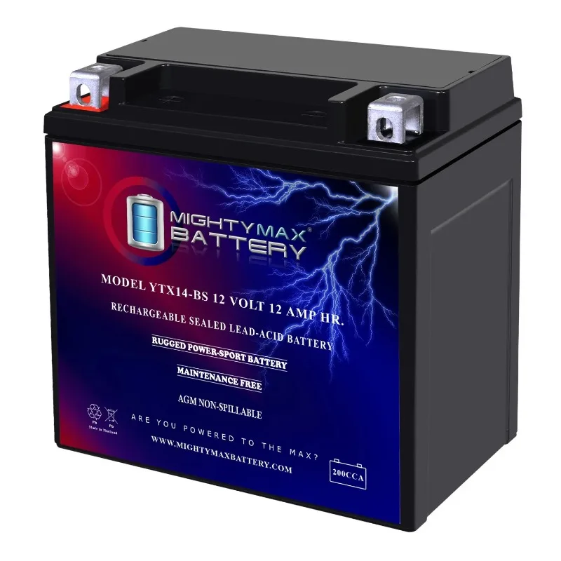 

YTX14-BS Battery for Suzuki LT-A400F Eiger 400 Auto 4x4 02-07
