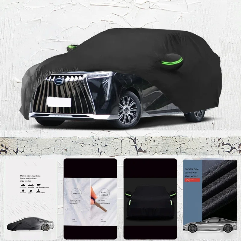 

For-Trumpchi-E9-Anti-UV-Sun-Shade-Rain-Snow-Resistant-Black-Cover-Dustproof-Car-umbrella-Full