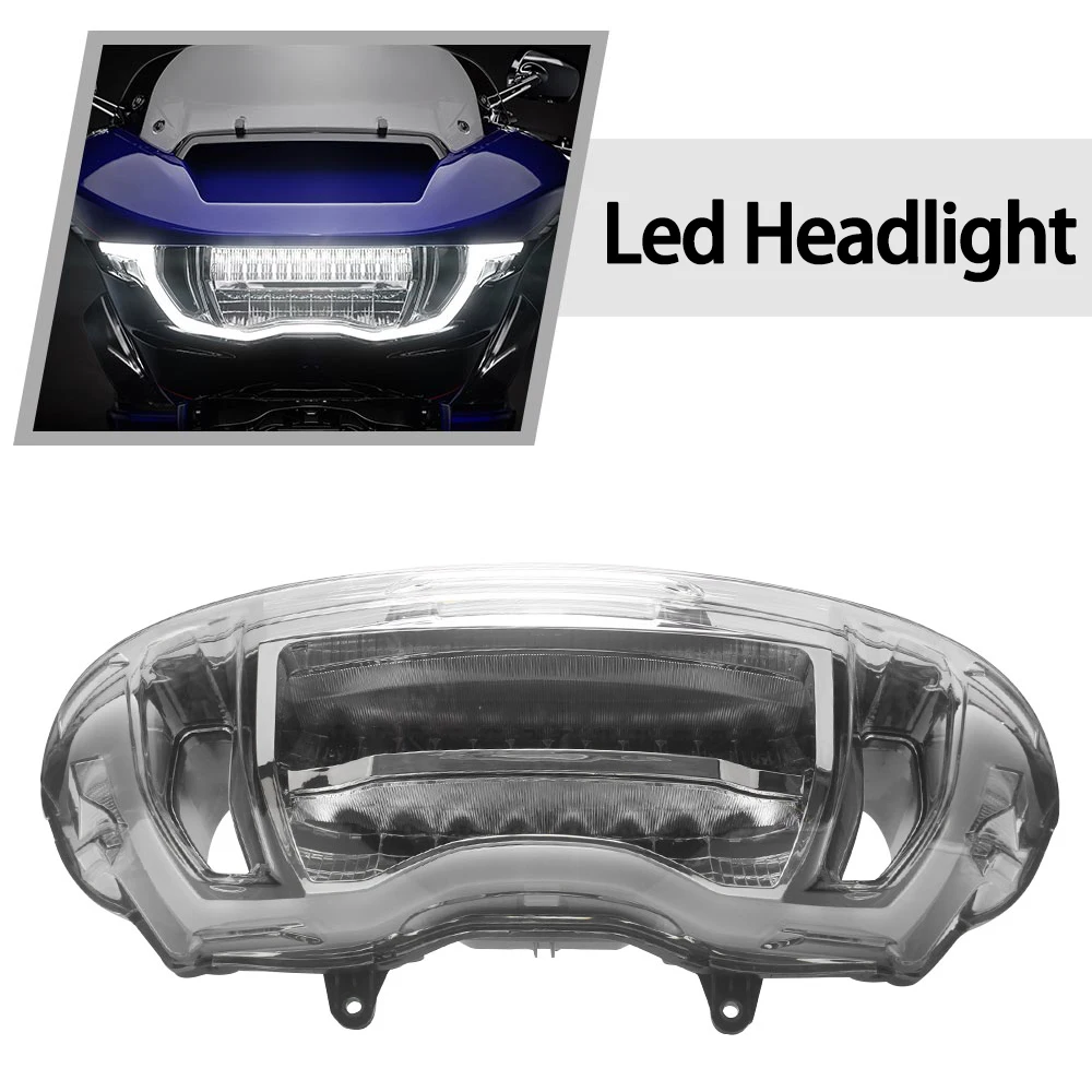

For Harley Touring Road Glide CVO ST FLTRXSTSE 2024 2025 2026 Motorcycle Accessories Front Led Headlight Assembly Turn Signal