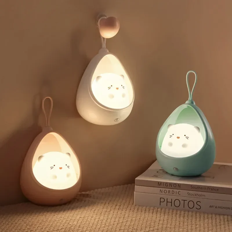 Creative Personality Sensing Toy Light Intelligent LED Human Body Sensing Night Light USB Aisle Bedside Wardrobe Sensing Light