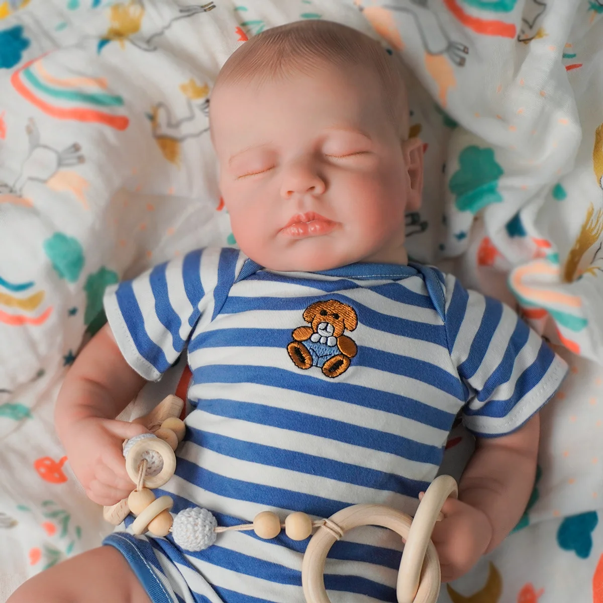 

JOYORA 50CM Realistic Finished Reincarnation Doll DIY Toy Birthday Gift Children's Playmate Reincarnation Baby Doll Collect Doll