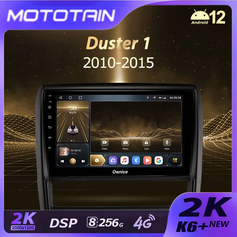 

Экран K6 + 2K для Renault Duster 1 2010-2015 для Nissan terrano lll 3 2014-2022 Автомобильная навигация Видео Стерео Navi Плеер GPS