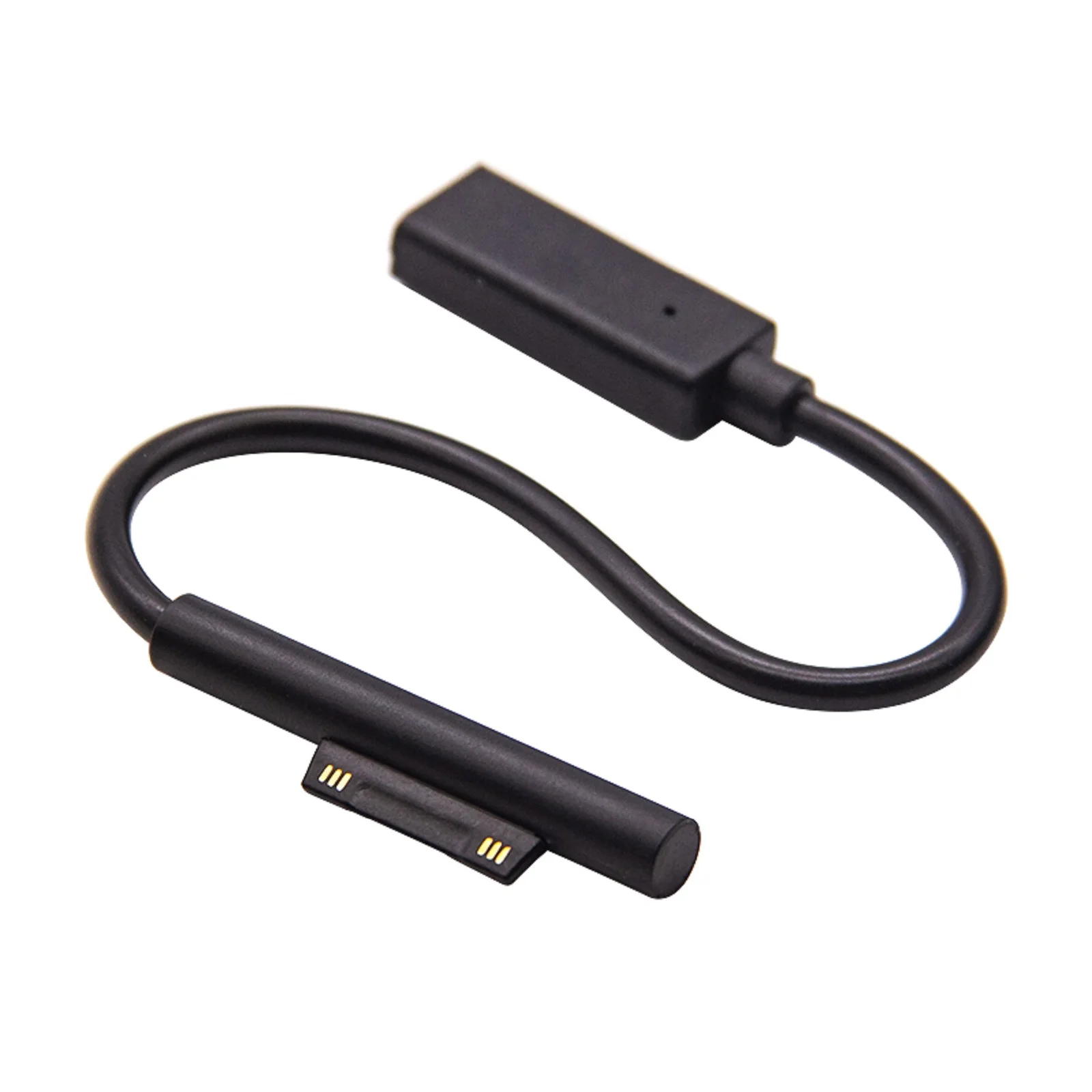20 سنتيمتر 15 فولت 3A شحن سريع USB نوع-C أنثى امدادات الطاقة لمايكروسوفت السطح برو 4 5 6 الذهاب اللوحي PD شاحن محول كابل تيار مستمر