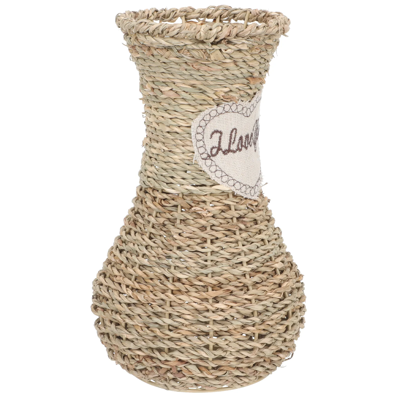 

Rattan Vase Decorative Flower Bottle Woven Planter Stable Base Artificial Flowers Bouquet Living Room Bedroom Garden Centerpiece