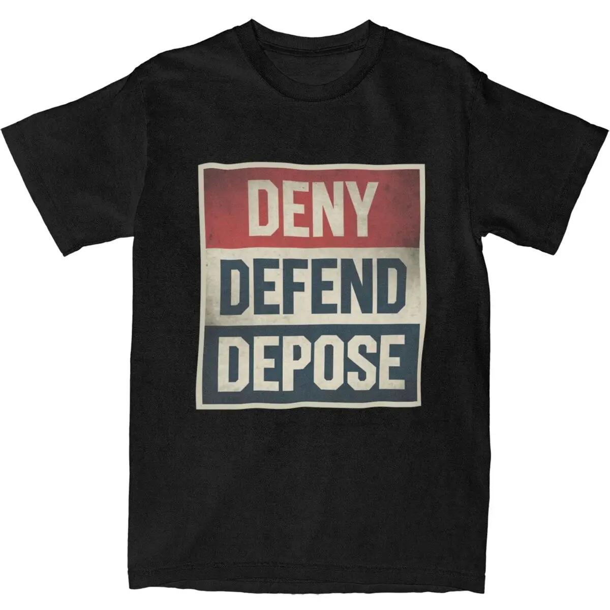 Men's DENY DEFEND DIPOSE Luigis T Shirts Cotton Clothing Summer Short Sleeve T-Shirt O Neck Harajuku Casual Tshirt Plus Size