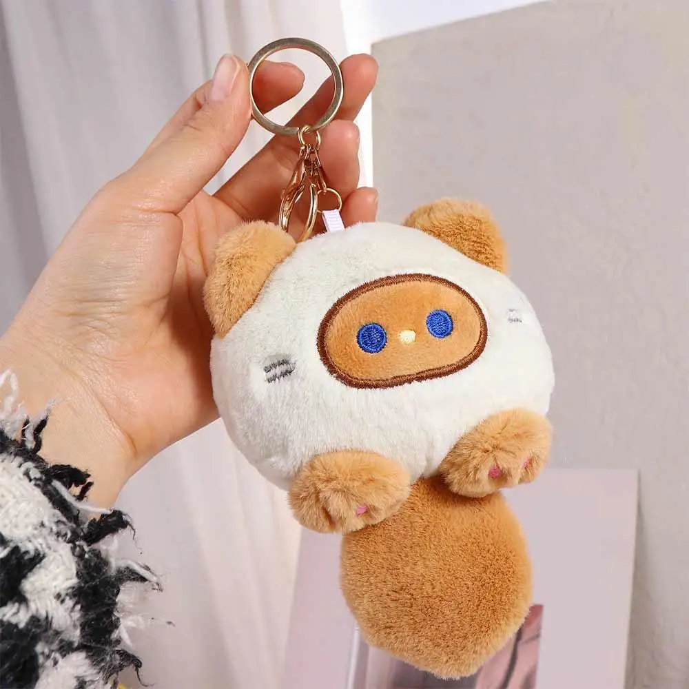 Chaveiro de gato para presente de colega de classe, chaveiro de gato estridente com som, pingente de gato fofo e adorável, presente de casal