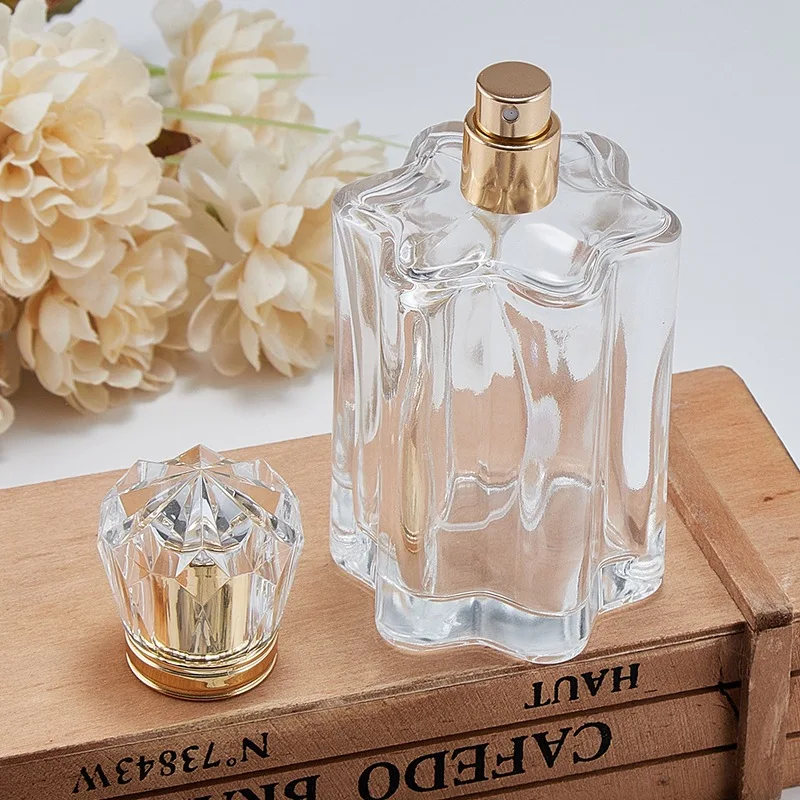 100ml Perfume Atomizer Pressing Empty Refillable Bottle Portable Multifunction Liquid Container for Cosmetics Screw Top Bottle