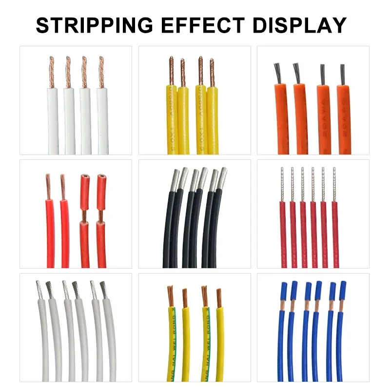 2025 hot sale Automatic computer electric wire cutting and stripping machine  wire stripper machine