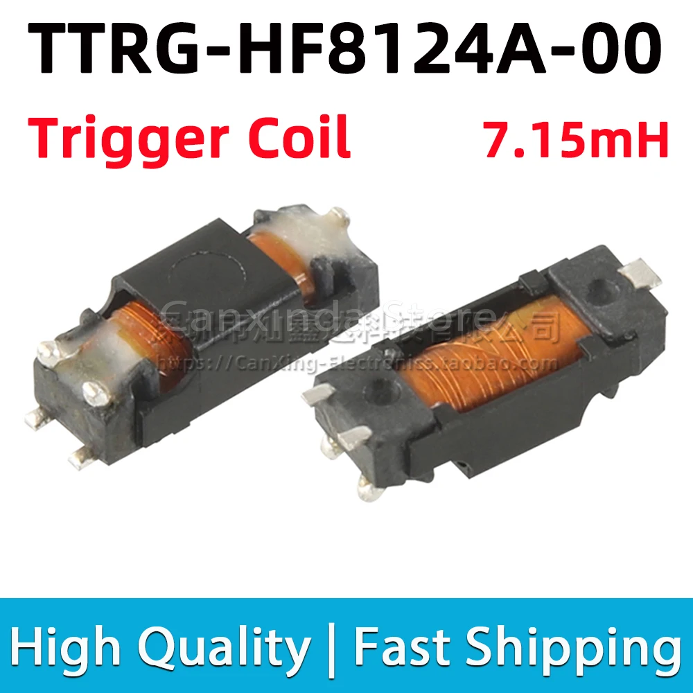 5pcs TTRG-HF8124A-00 TTRG HF8124A00 patch miniature for mobile phone flash Light tube trigger coil 7.15mH inductance inductor