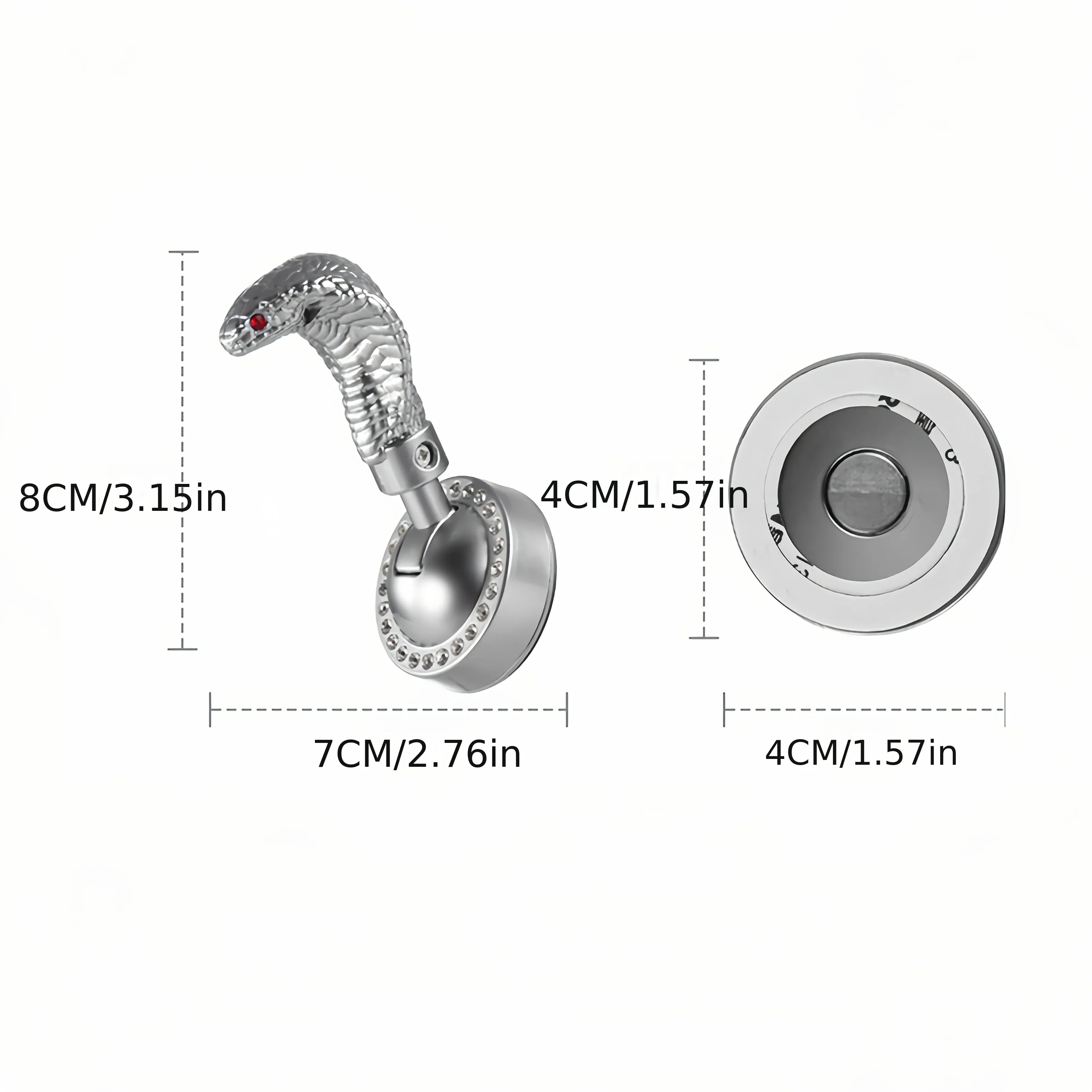 Auto-Startknopf, Druckknopf für Automatische Zündung, Metall-Schlangenkopf-Abdeckung, Einhand-Druckknopf, Wippschalter für Motorstart/-stopp – Detail 9
