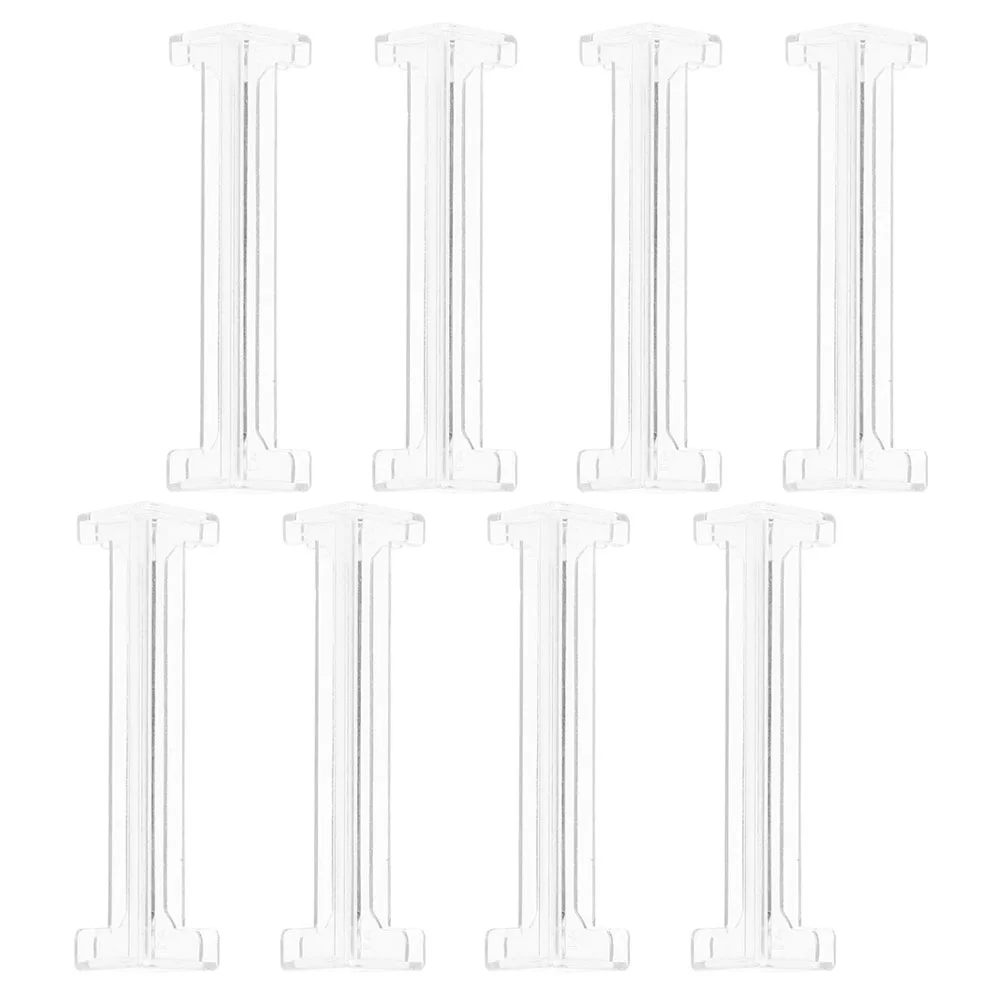 

8 Pcs 3.5 Inch Venetian Blinds Valance Clips Wear Resistant Fits Most Window Blinds Transparent Home Shop Hotel Office Blind