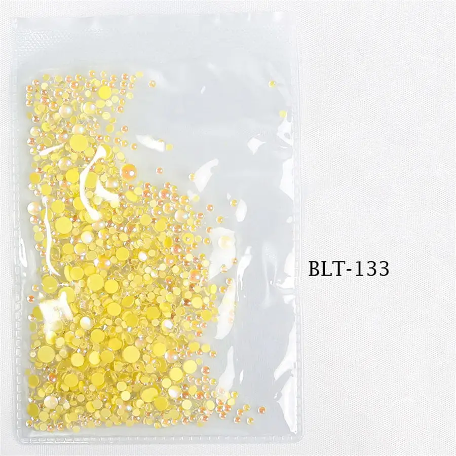 

1440 шт./упаковка, разноцветные бусины для дизайна ногтей