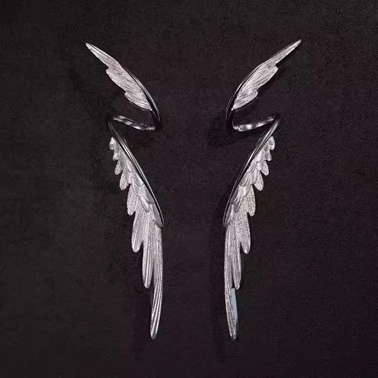 Women's Retro Feather Wings Stud Earrings