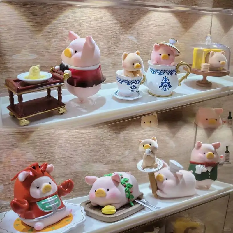 Blind Box Lulu The Piggy Pigchelin Restaurant, Mystery Box, Cute Collectible Figure, Christmas Gift For Partner