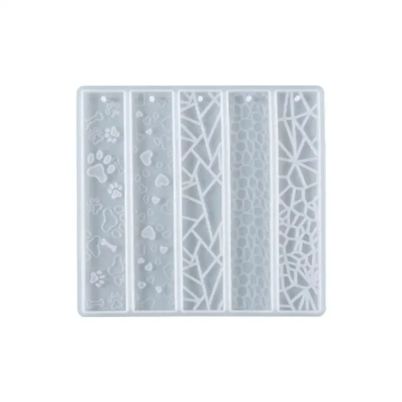 P9FE DIY Lesezeichen-Harzform, Lesezeichen-Silikonformen, Schmuck-DIY-Handwerk, transparente Formen – Detail 10