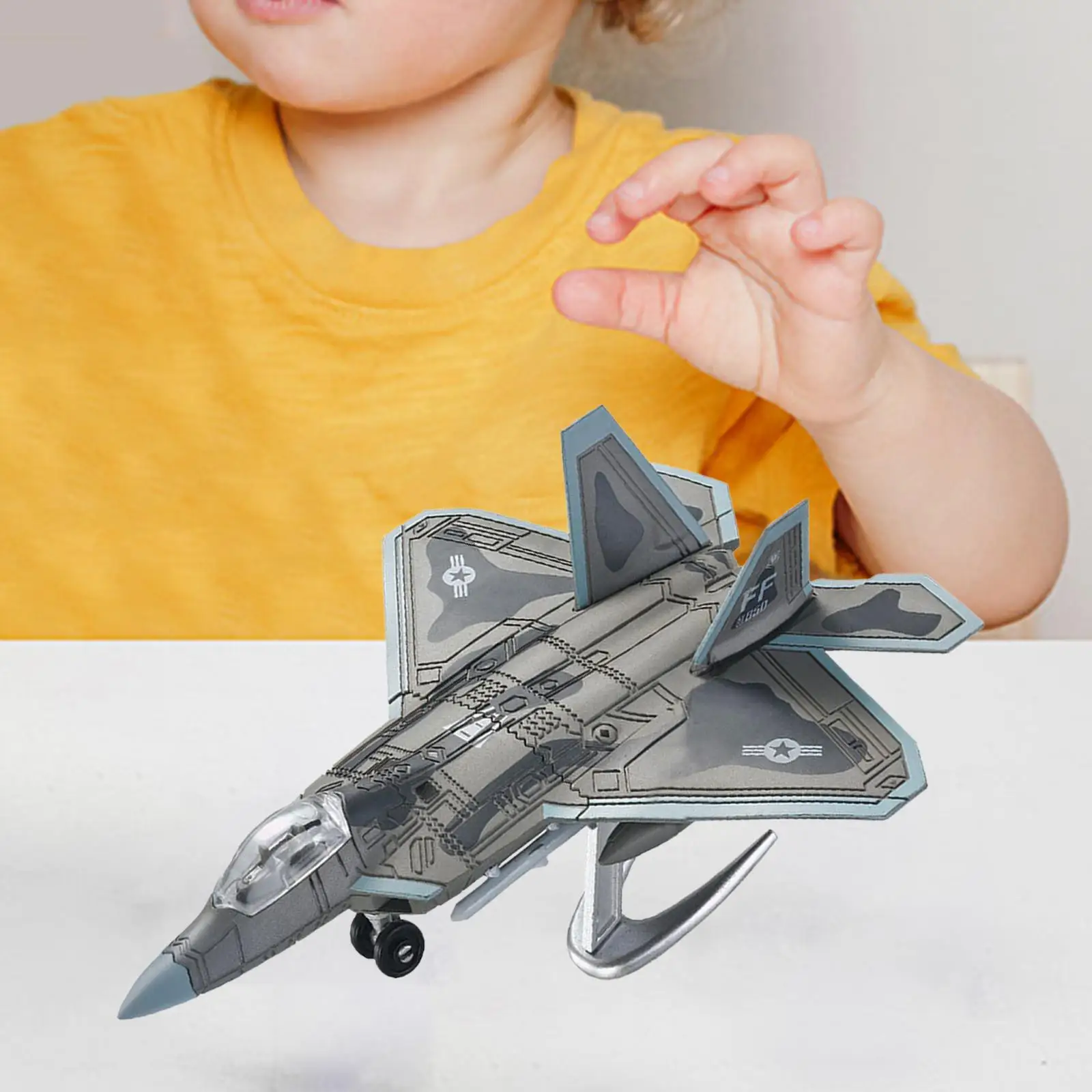 Modelo de caza DIY para niños y niñas, juguete educativo de colección de ensamblaje, modelo de avión de decoración de mesa, rompecabezas 3D, regalos para niños y adultos, 1/72