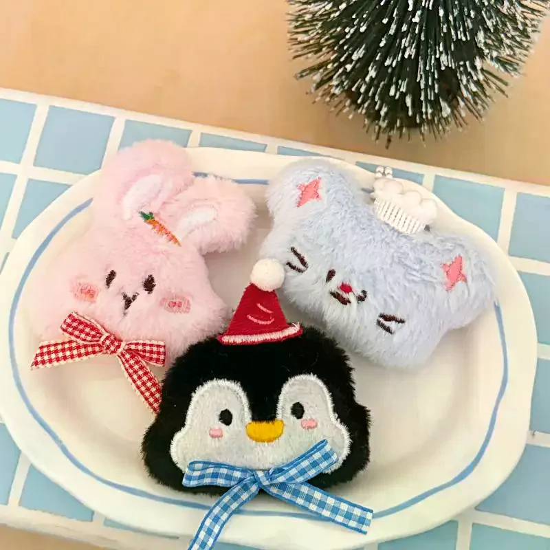 Simpatico cartone animato piccolo animale peluche decorazione bambola ciondolo portachiavi bambola di pezza kawaii giocattoli zaino ciondolo accessori regali
