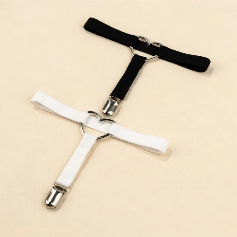 Women Sexy Elastic Garter Belts Fit for Stockings Uniform Simple Body Harness Goth Accessories Gothic Lolita Suspender Leg Rings