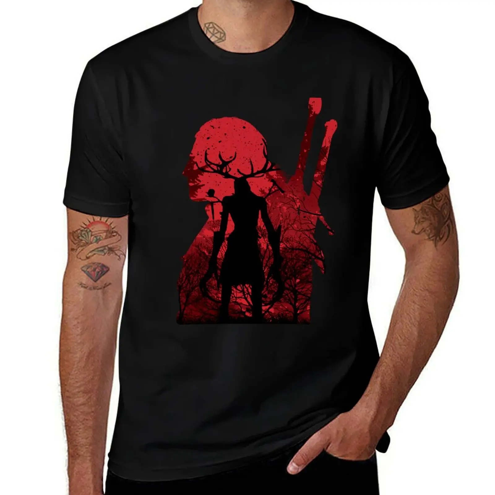 

The wild monster T-Shirt graphic t shirt vintage aesthetic clothes quick-drying rapper graphic tees mens designer t shirt
