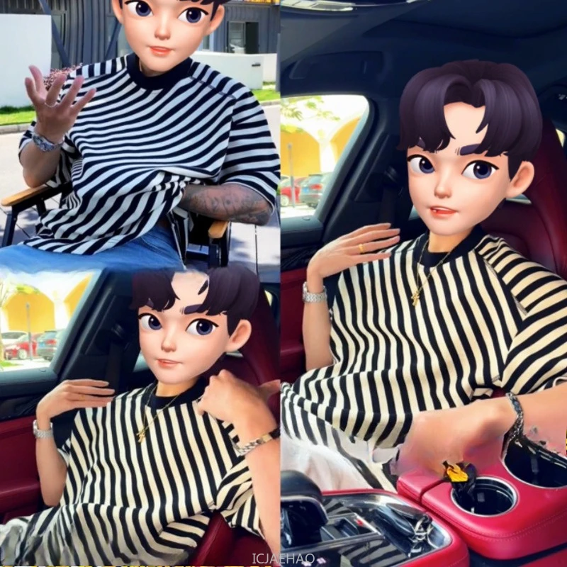 

Наряды для летних каникул, одинаковая одежда для пар, одинаковые хлопковые полосатые футболки с короткими рукавами для всей семьи, простые повседневные футболки