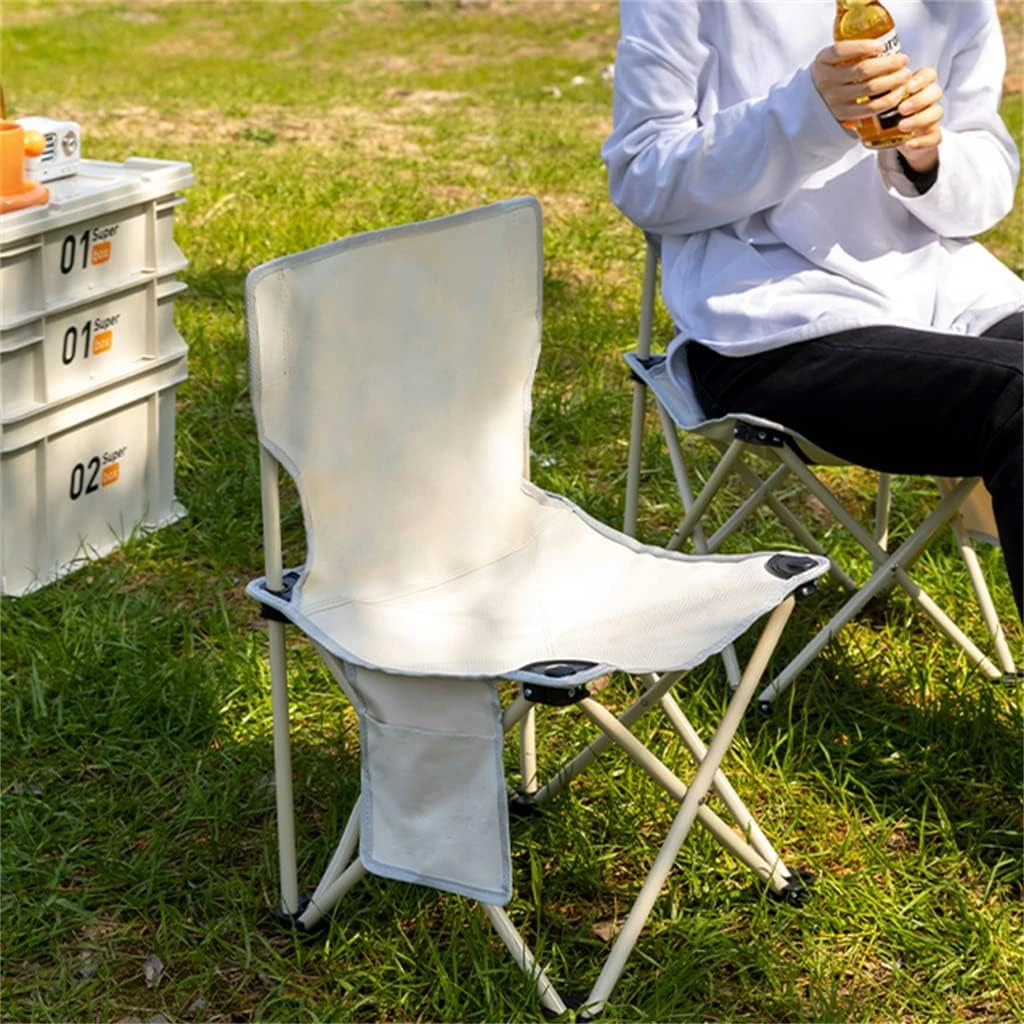 Outdoor Folding Chair Camping Picnic Oxford Cloth Leisure Chair Ultralight Portable Beach Fishing Chair Art Sketching Stools