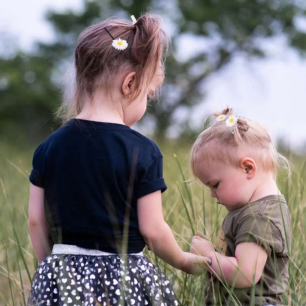 

20pcs Daisy Hairpins Flower Hair Clips Headdress Accessories For Party Festival Daily Wear Sweet Charming Hair Decoration