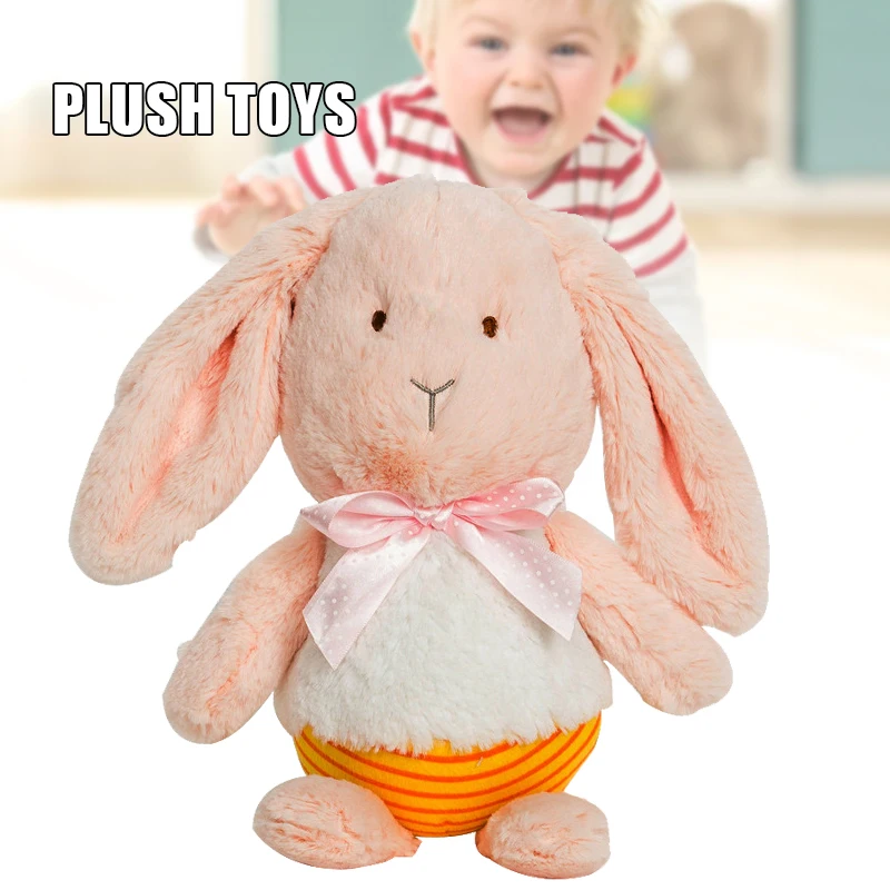 رائعتين أفخم الأرنب محشوة ألعاب حيوانات دمية محشوة لينة ديكور غرفة مكتب المنزل ثلاثية الأبعاد رمي وسادة هدية عيد ميلاد للأطفال