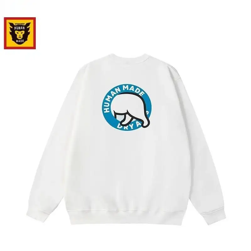 الإنسان صنع الدب القطبي طباعة طويلة الأكمام جولة الرقبة البلوز للرجال النساء الأزواج الخريف الشتاء وصول جديد